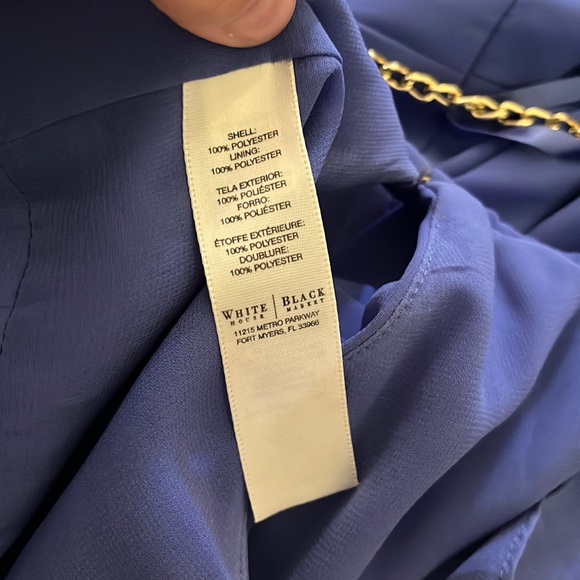 Mid length dress worn once, gold detail around the neck no sleeves - Picture 3 of 4